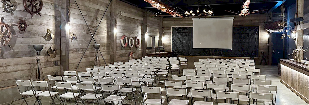 Buiten vergaderen op een unieke vergaderlocatie