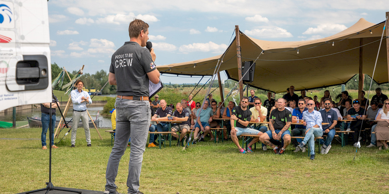 Buiten vergader locatie