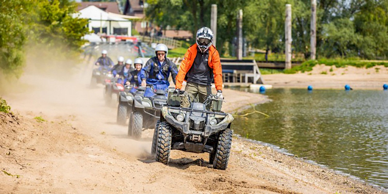 Quad rijden bij Eiland van Maurik
